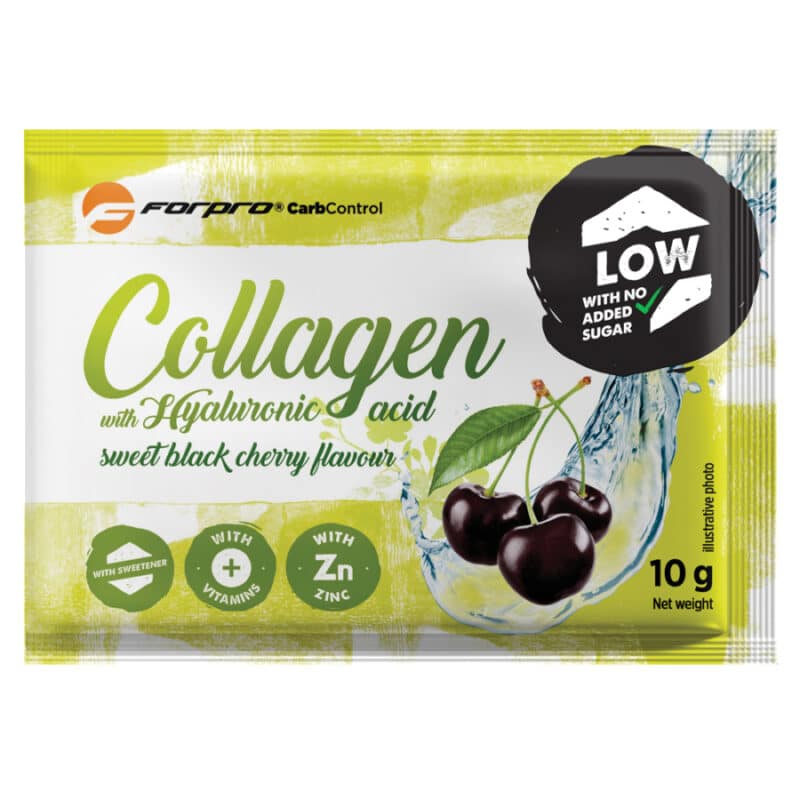 Forpro Low Carb Collagen Hyaluronsavval-Black Cherry - 10g 1 Forpro Low Carb Collagen Hyaluronsavval-Black Cherry - 10g