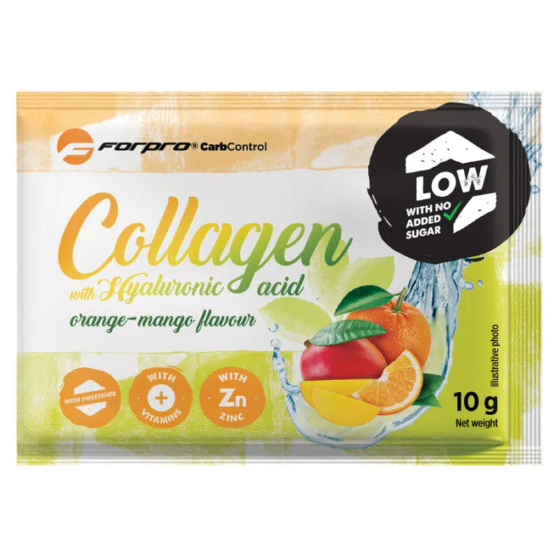 Forpro Low Carb Collagen Hyaluronsavval-Narancs-Mangó - 10g 1 Forpro Low Carb Collagen Hyaluronsavval-Narancs-Mangó - 10g