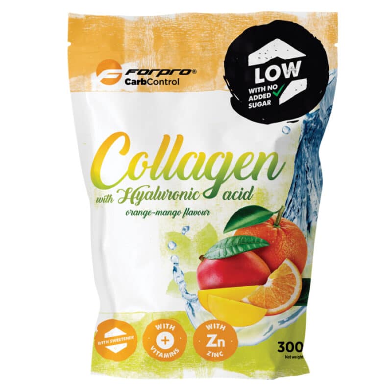 Forpro Low Carb Collagen Hyaluronsavval-Narancs-Mangó - 300g 1 Forpro Low Carb Collagen Hyaluronsavval-Narancs-Mangó - 300g