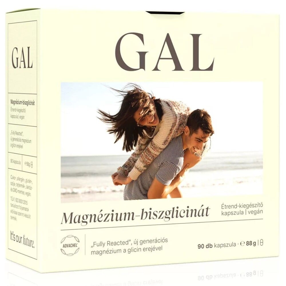GAL Magnézium-biszglicinát kapszula - 90db 1 GAL Magnézium-biszglicinát kapszula - 90db