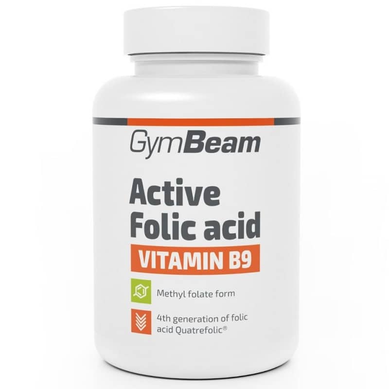 GymBeam Active Folic Acid (B-9 vitamin) kapszula - 60db 1 GymBeam Active Folic Acid (B-9 vitamin) kapszula - 60db
