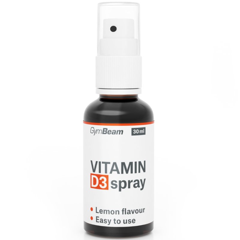 GymBeam D3-vitamin citrom ízű spray - 30ml 1 GymBeam D3-vitamin citrom ízű spray - 30ml
