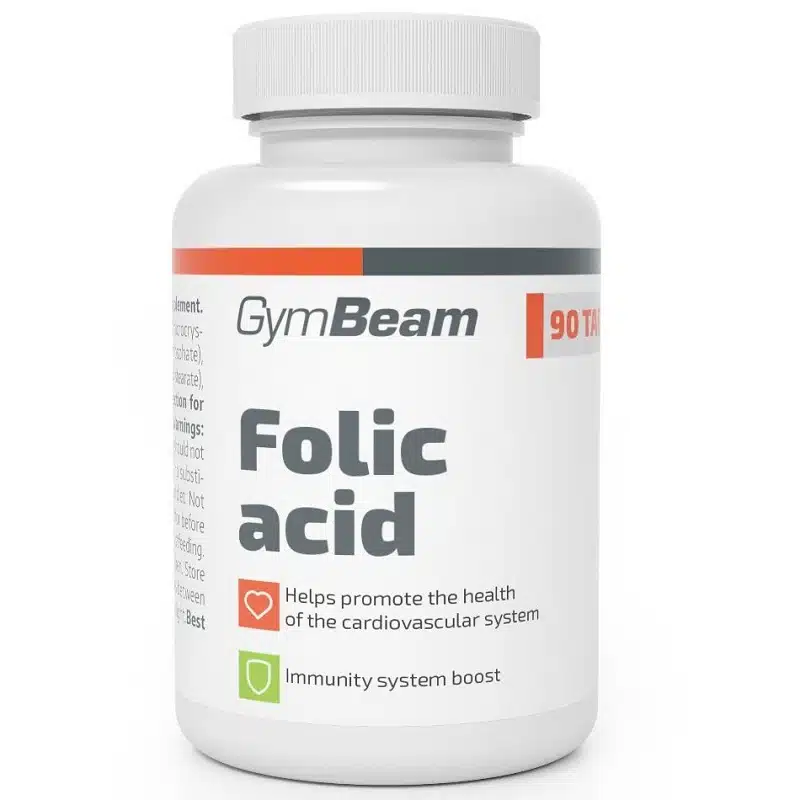 GymBeam Folsav (B9-vitamin) tabletta - 90db 1 GymBeam Folsav (B9-vitamin) tabletta - 90db