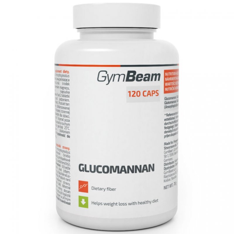 GymBeam Glükomannán - Ördögnyelv tabletta - 120db 1 GymBeam Glükomannán - Ördögnyelv tabletta - 120db
