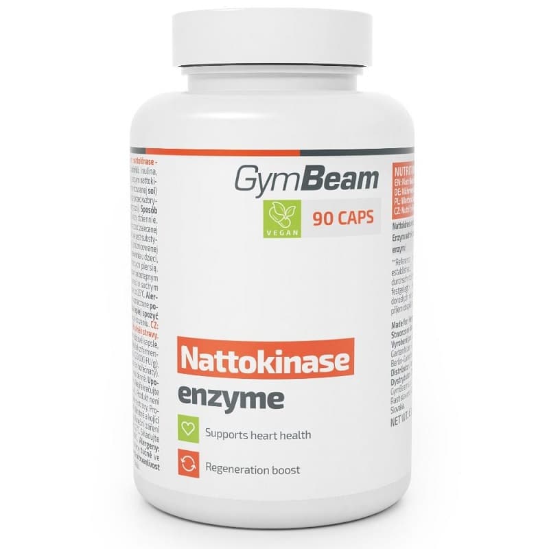 GymBeam Nattokináz enzim kapszula - 90db 1 GymBeam Nattokináz enzim kapszula - 90db
