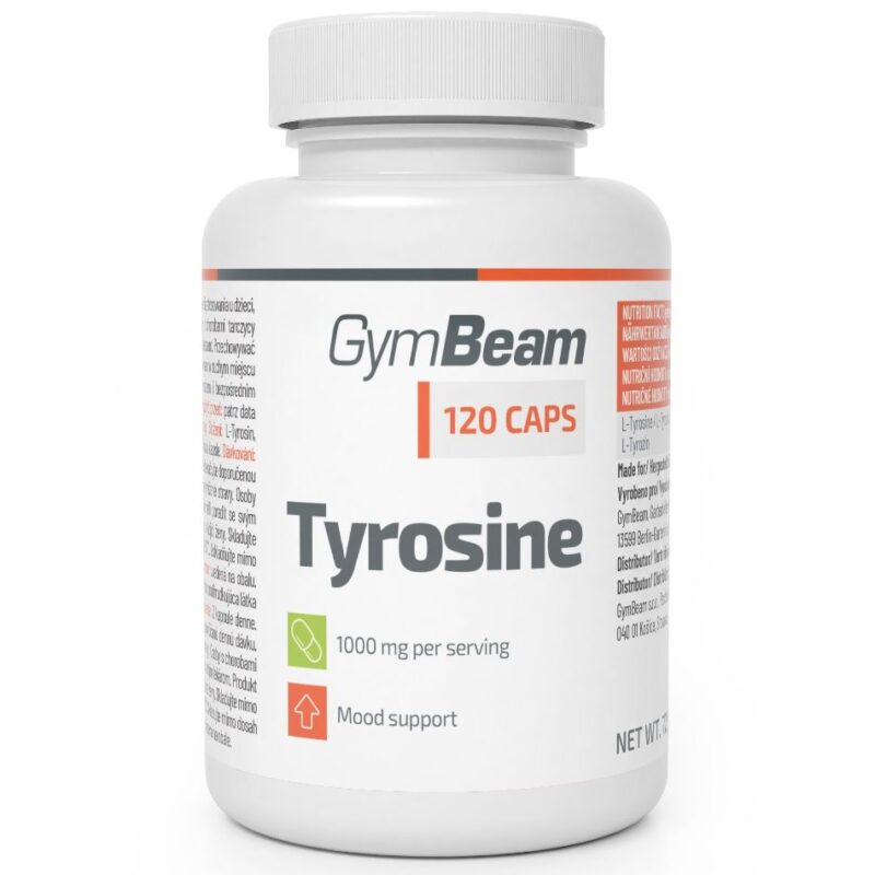GymBeam Tirozin kapszula - 120db 1 GymBeam Tirozin kapszula - 120db