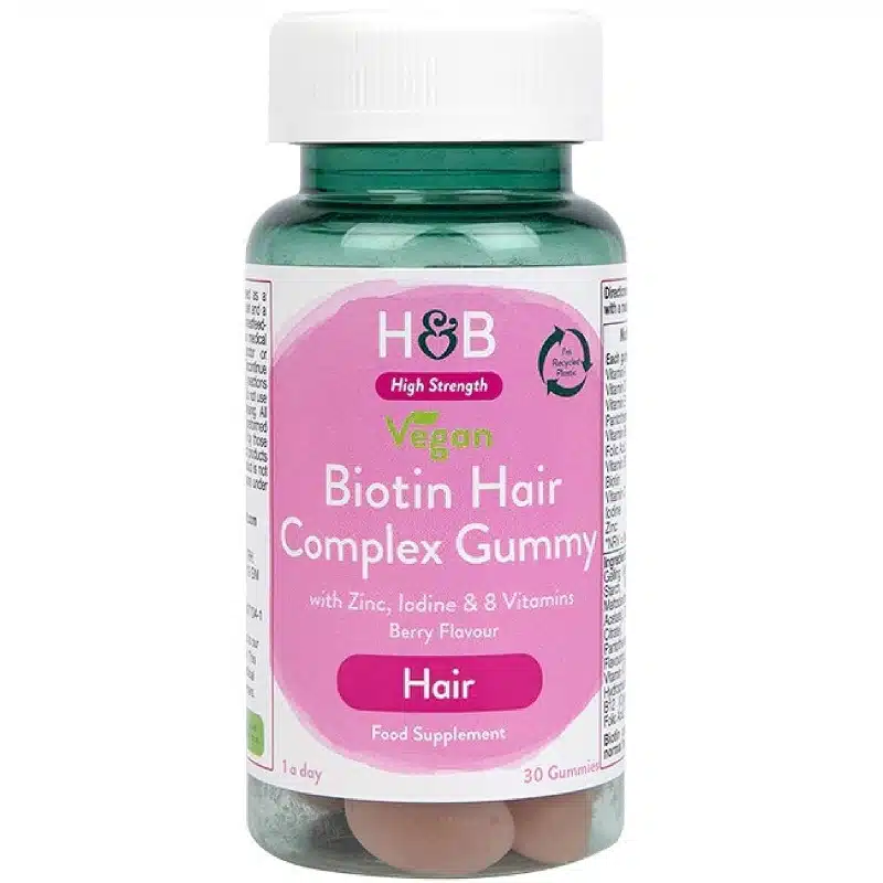H&B Biotin-Haj komplex gumivitamin - 30db 1 H&B Biotin-Haj komplex gumivitamin - 30db