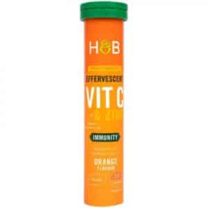 H&B C+Cink pezsgőtabletta narancs - 20db