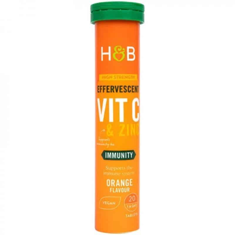 H&B C+Cink pezsgőtabletta narancs - 20db 1 H&B C+Cink pezsgőtabletta narancs - 20db