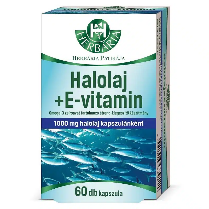 Herbária Halolaj + E-vitamin kapszula - 60db 1 Herbária Halolaj + E-vitamin kapszula - 60db