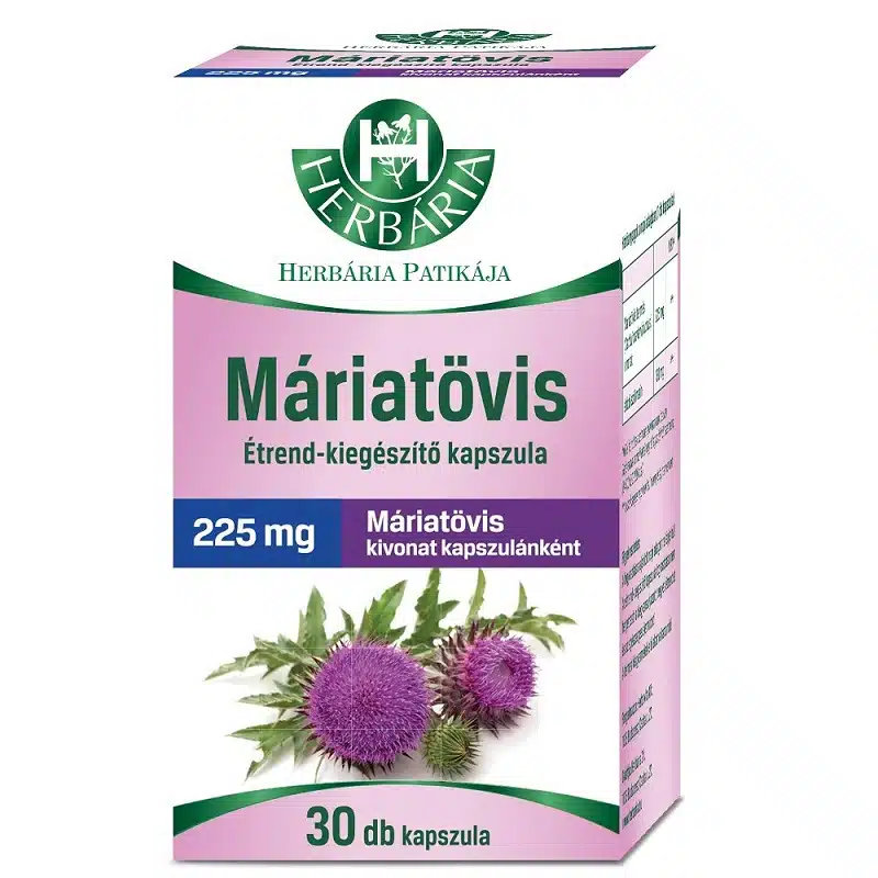 Herbária Máriatövis kapszula - 30db 1 Herbária Máriatövis kapszula - 30db