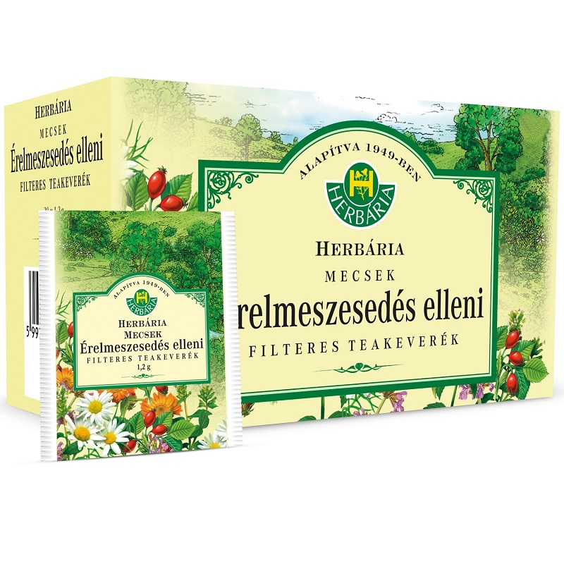 Herbária Mecsek érelmeszesedés elleni filteres tea - 20 filter 1 Herbária Mecsek érelmeszesedés elleni filteres tea - 20 filter