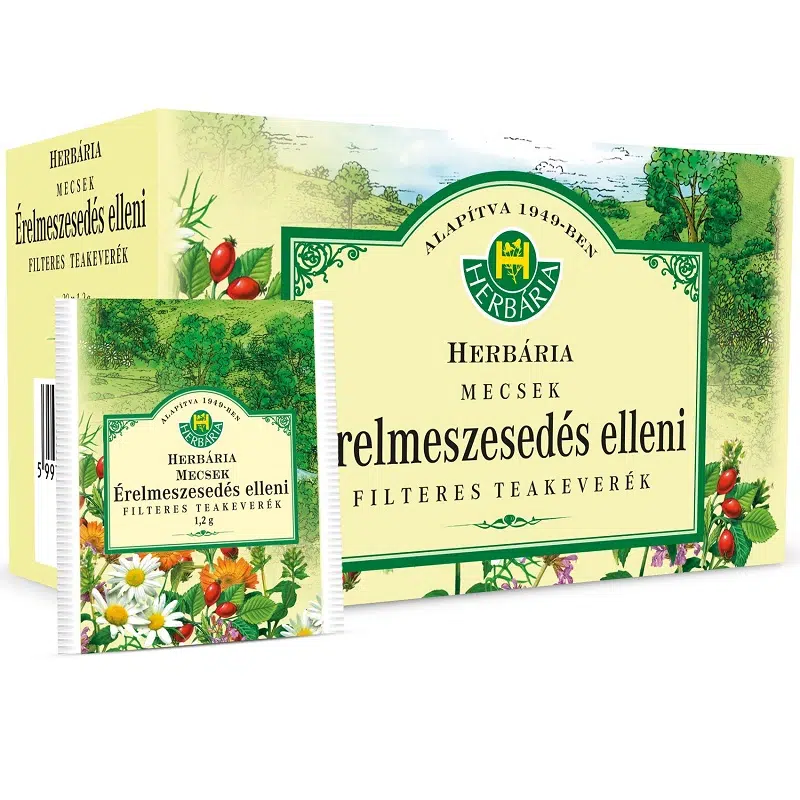 Herbária Mecsek érelmeszesedés elleni filteres tea - 20 filter 1 Herbária Mecsek érelmeszesedés elleni filteres tea - 20 filter