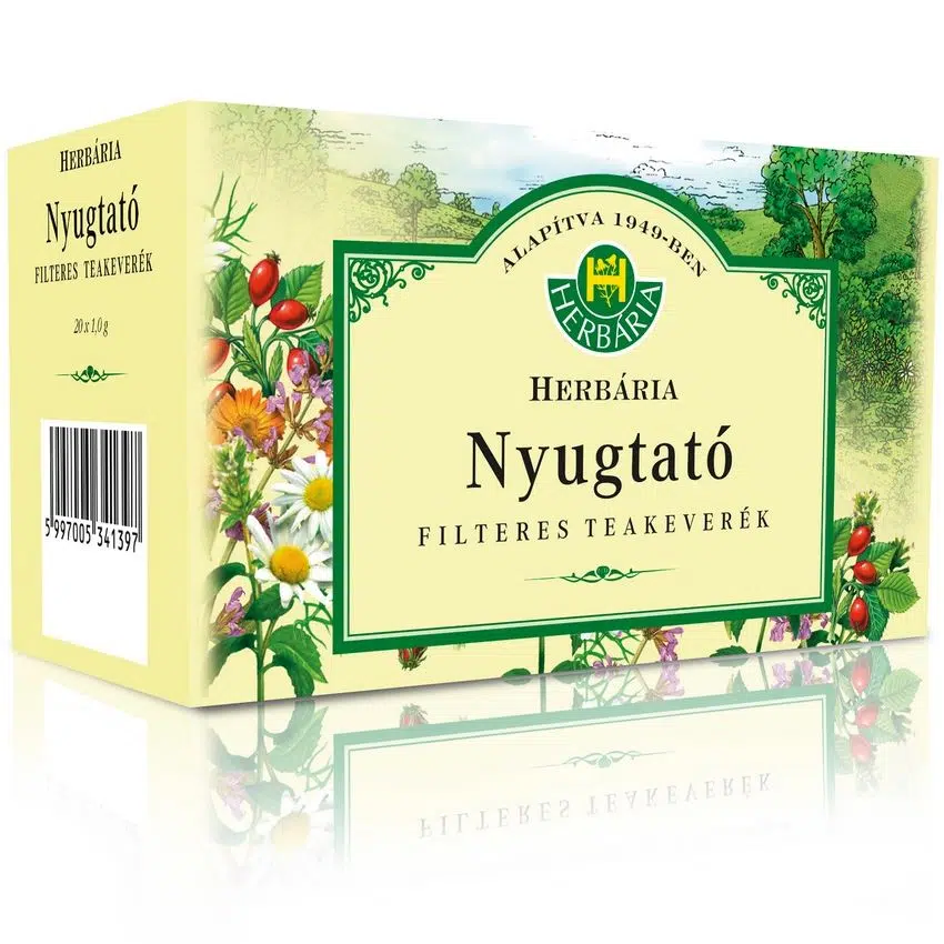 Herbária Nyugtató filteres tea - 20 filter 1 Herbária Nyugtató filteres tea - 20 filter