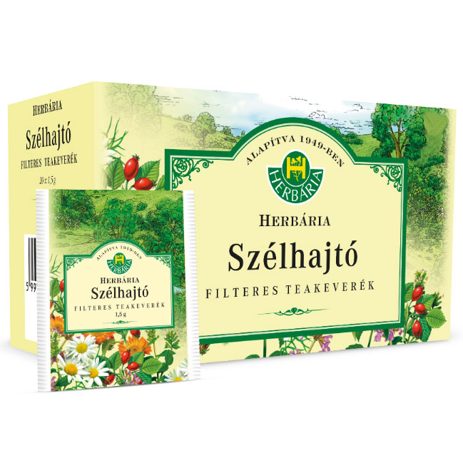 Herbária Szélhajtó filteres tea - 20 filter 1 Herbária Szélhajtó filteres tea