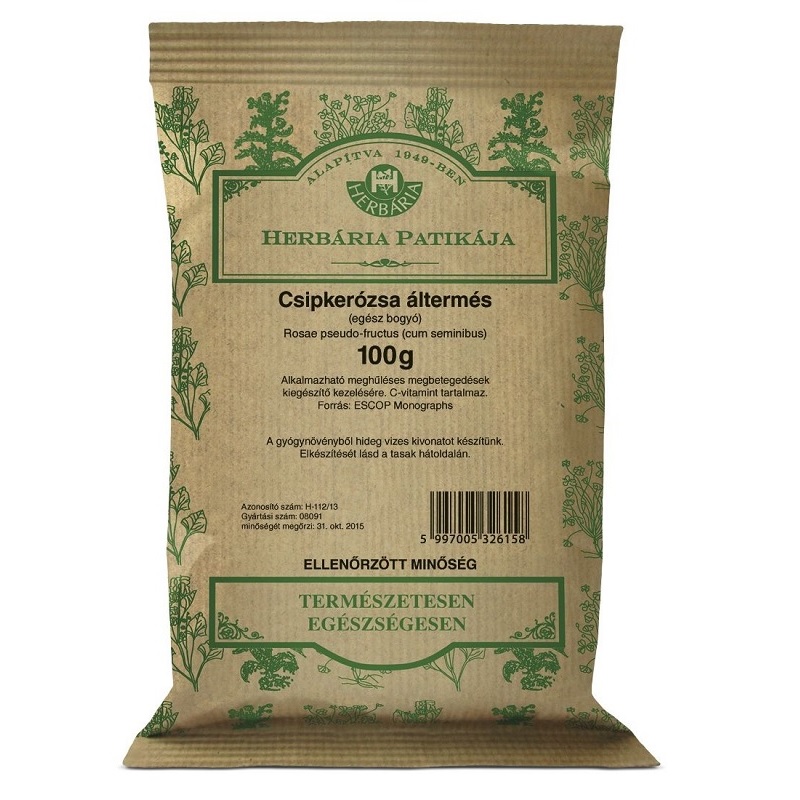 Herbária csipkebogyó áltermés (egész) tea - 100g 1 Herbária csipkebogyó áltermés (egész) tea - 100g