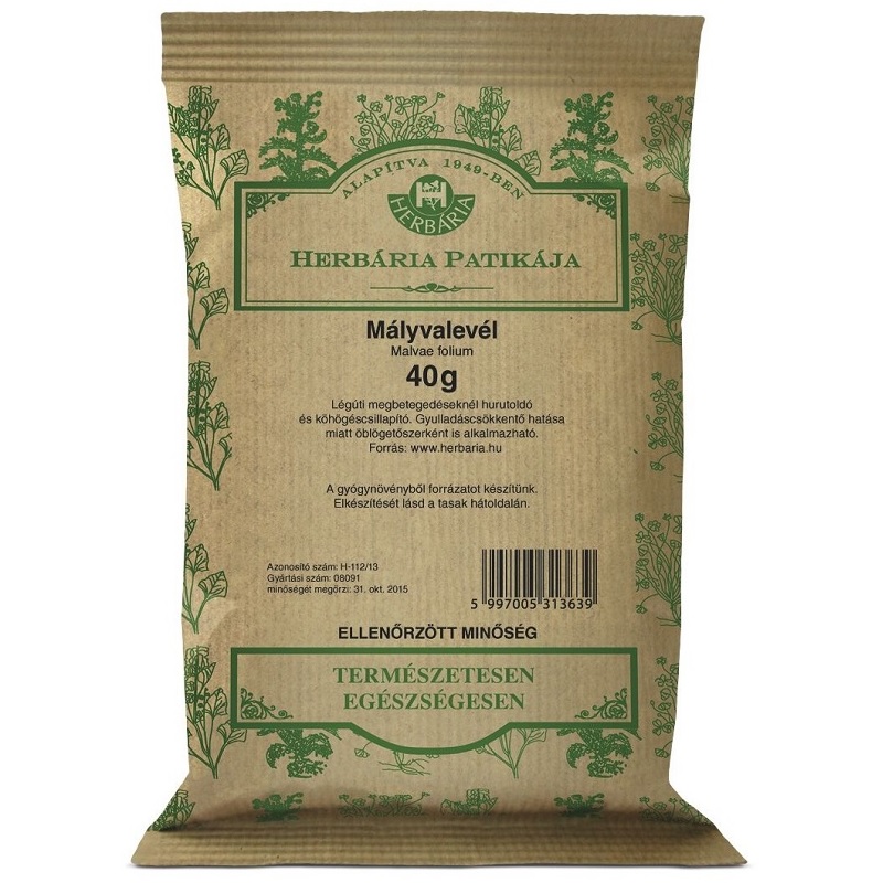 Herbária mályvalevél tea - 40g 1 Herbária mályvalevél tea - 40g