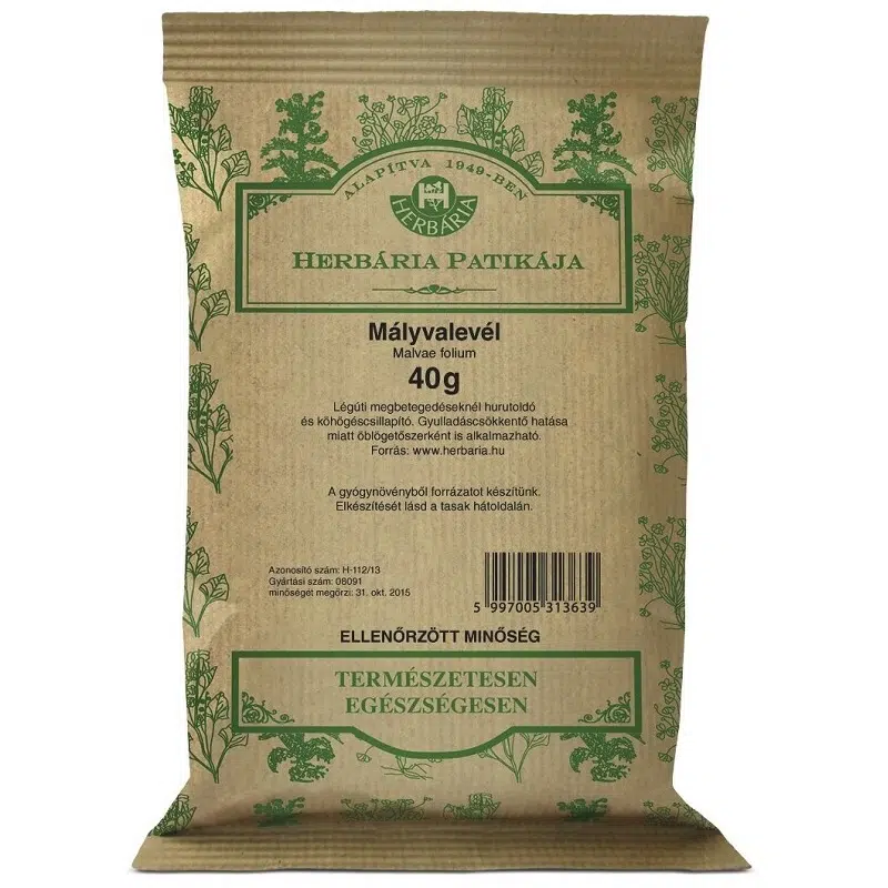 Herbária mályvalevél tea - 40g 1 Herbária mályvalevél tea - 40g
