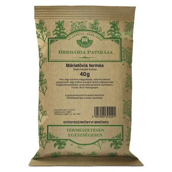 Herbária máriatövismag tea - 40g 1 Herbária máriatövismag tea - 40g