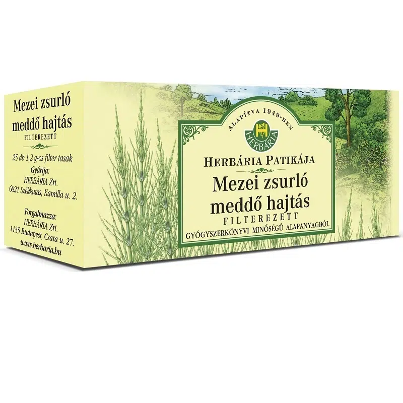 Herbária mezei zsúrlófű tea - 25x1,2g filter/doboz 1 Herbária mezei zsúrlófű tea - 25x1,2g filter/doboz