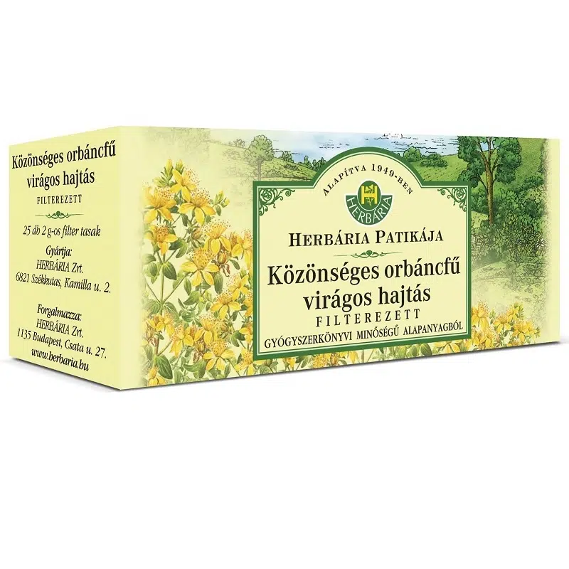 Herbária orbáncfű tea - 25x2g filter/doboz 1 Herbária orbáncfű tea - 25x2g filter