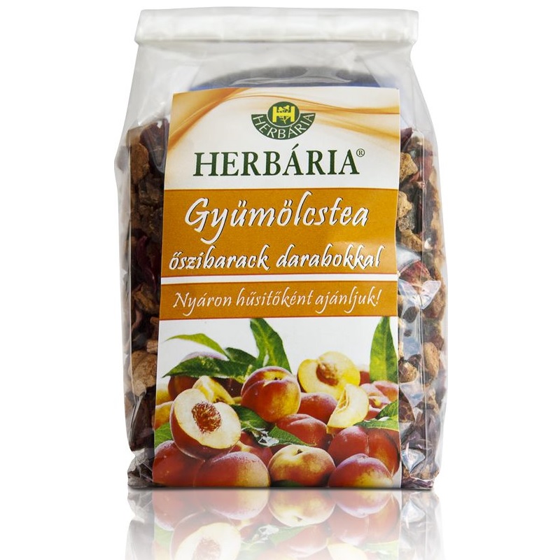 Herbária őszibarack darabokkal gyümölcstea - 120g 1 Herbária őszibarack darabokkal gyümölcstea - 120g