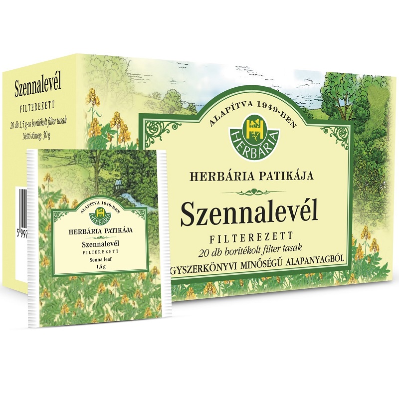 Herbária szennalevél tea - 20x1,5g borítékolt filter/doboz 1 Herbária szennalevél tea - 20x1,5g borítékolt filter