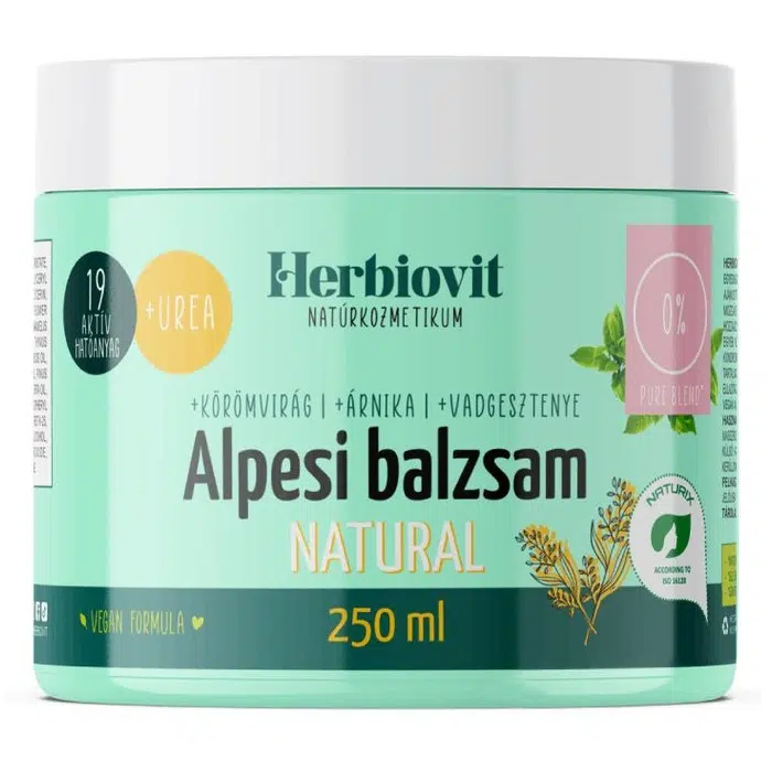 Herbiovit Alpesi balzsam natural - 250ml 1 Herbiovit Alpesi balzsam natural - 250ml