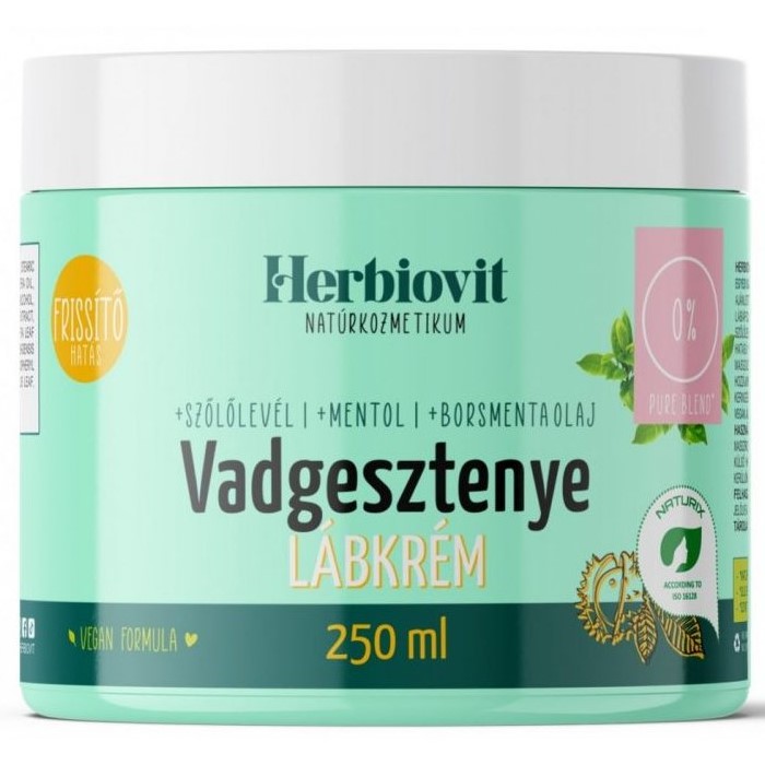 Herbiovit Vadgesztenyés lábkrém - 250ml 1 Herbiovit Vadgesztenyés lábkrém - 250ml