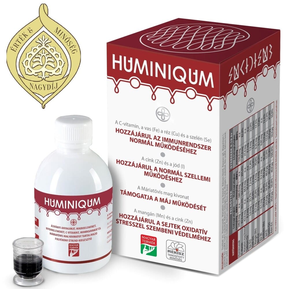 Huminiqum huminsav tartalmú szirup - 250ml 1 Huminiqum huminsav tartalmú szirup - 250ml
