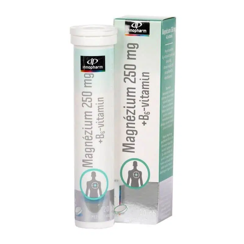 InnoPharm Magnézium B6-vitamin pezsgőtabletta - 20db 1 InnoPharm Magnézium B6-vitamin pezsgőtabletta - 20db