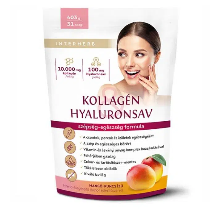 Interherb Kollagén mangó-puncs ízű italpor - 400g 1 Interherb Kollagén mangó-puncs ízű italpor - 400g