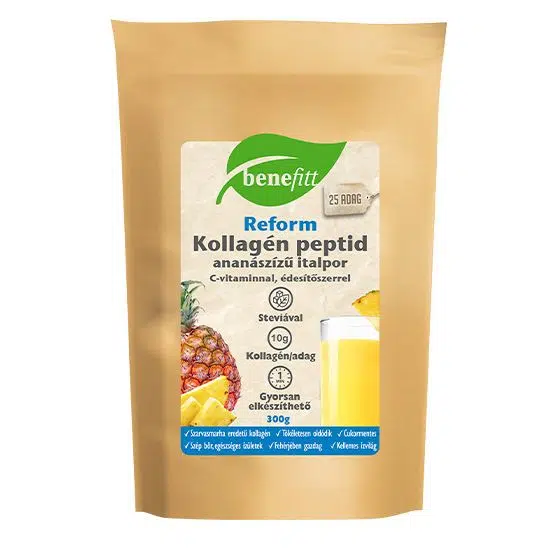 Interherb Benefitt Reform Kollagén italpor, ananászos - 300g 1 Interherb Benefitt Reform Kollagén italpor, ananászos - 300g