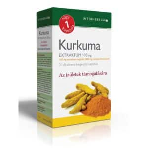 Interherb Kurkuma extraktum kapszula – 30db