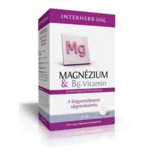Interherb Magnézium + B6-vitamin tabletta – 30db