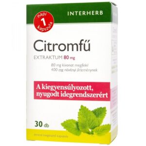 Interherb Napi 1 Citromfű extraktum kapszula - 30db