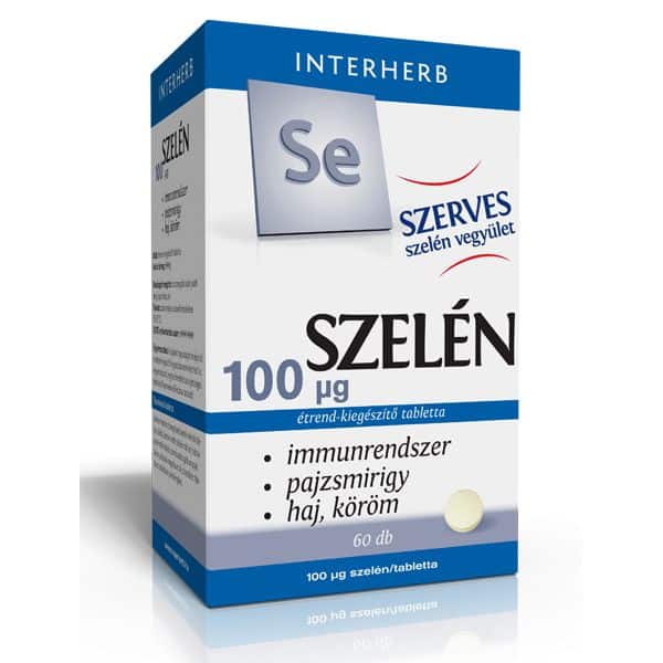 Interherb Szerves Szelén 100mcg tabletta - 60db 1 Interherb Szerves Szelén 100mcg kapszula - 60db