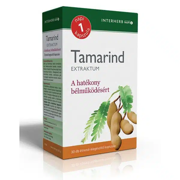 Interherb Napi 1 Tamarind Extraktum kapszula - 30db 1 Interherb Napi 1 Tamarind Extraktum kapszula – 30db