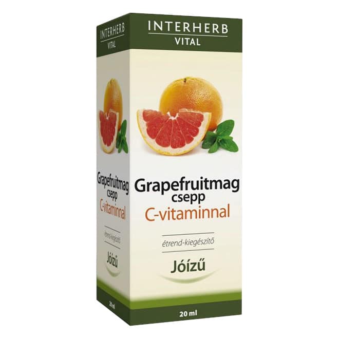 Interherb Grapefruitmag csepp C-vitaminnal - 20ml 1 Interherb Grapefruitmag csepp C-vitaminnal - 20ml
