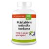 Interherb XXL máriatövis, articsóka, kurkuma tabletta - 90db