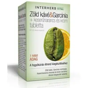 Interherb Zöld kávé & Garcinia tabletta - 60db