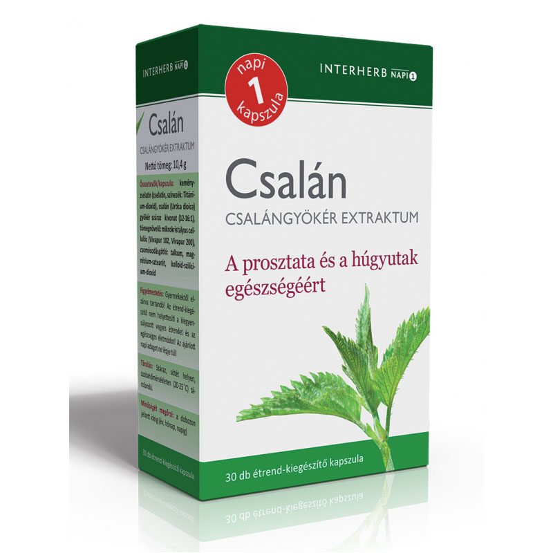 Interherb Napi 1 Csalángyökér Extraktum kapszula - 30db 1 Interherb Napi 1 Csalángyökér Extraktum kapszula – 30db