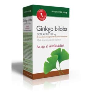 Interherb Napi 1 Ginkgo biloba extraktum kapszula – 30db