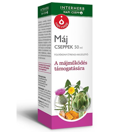 Interherb Napi csepp Máj cseppek - 50ml 1 Interherb Napi csepp Máj cseppek – 50ml