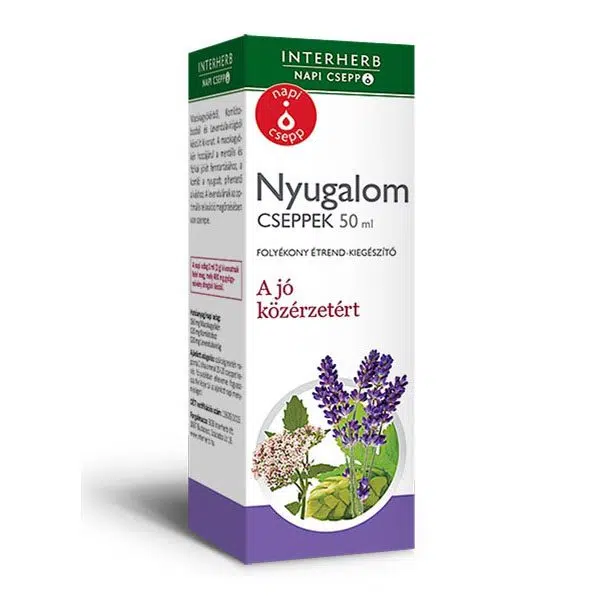 Interherb Napi Csepp Nyugalom Cseppek - 50ml 1 Interherb napi csepp nyugalom cseppek - 50ml