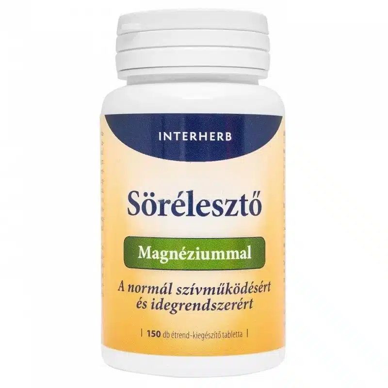 Interherb sörélesztő tabletta magnéziummal - 150db 1 Interherb sörélesztő tabletta magnéziummal - 150db