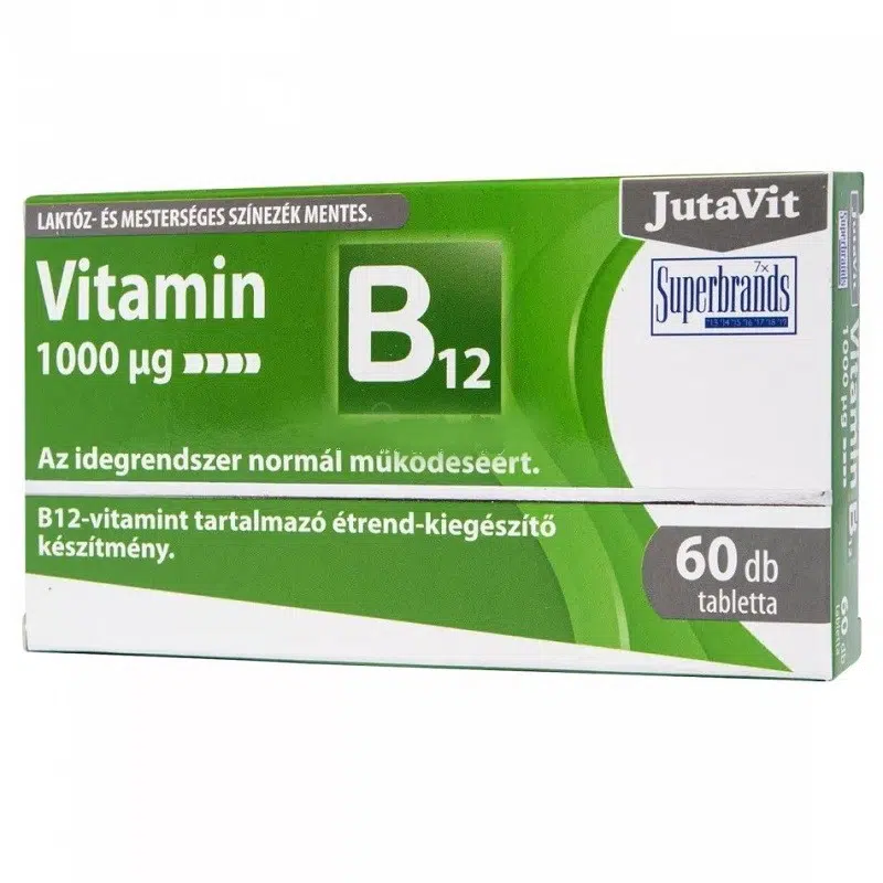 JutaVit B12-vitamin tabletta - 60db 1 JutaVit B12-vitamin tabletta - 60db