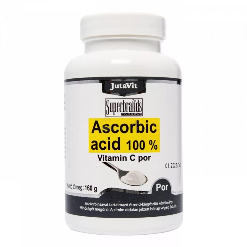Jutavit Ascorbic C-vitamin por - 160g 1 Jutavit Ascorbic C-vitamin por - 160g