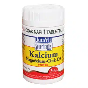 Jutavit Kalcium-Magnézium-Cink-D3-vitamin tabletta - 30db