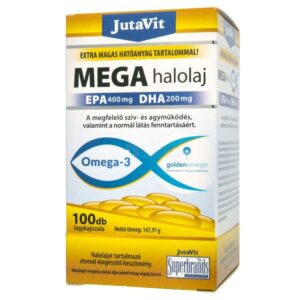 Jutavit Mega halolaj Omega-3 lágyzselatin kapszula - 100db